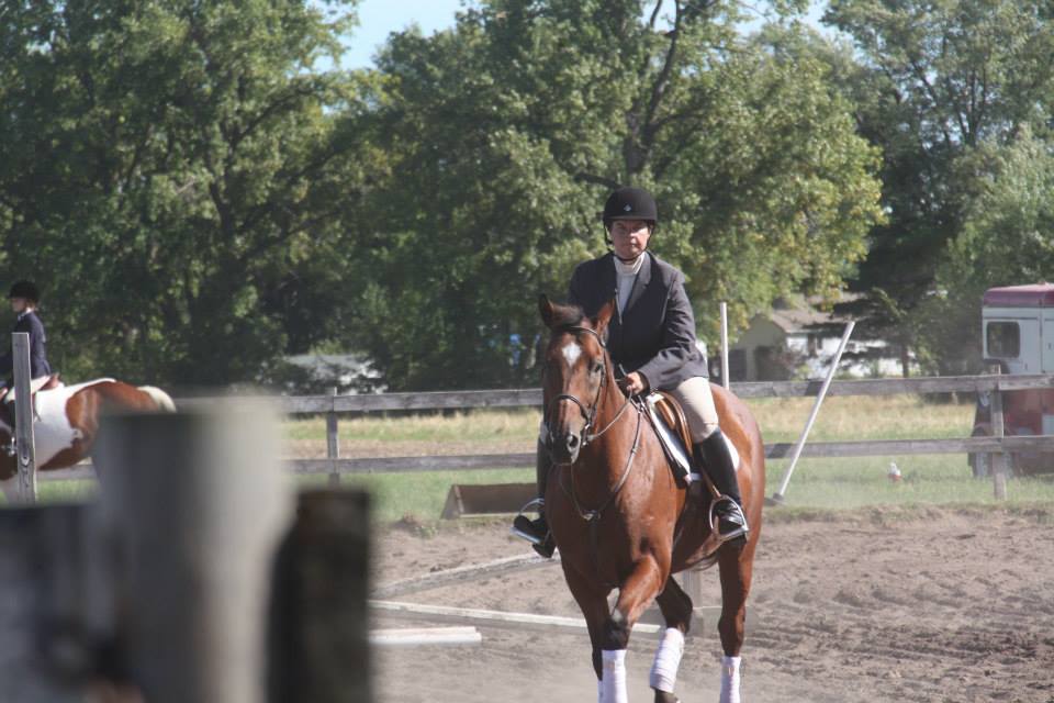 Rachel Rock Robinson showing Henry, September 2013