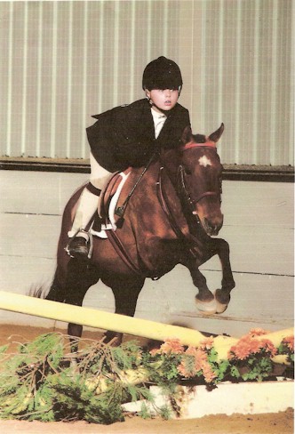 Melonie at another "A" Rated horse show